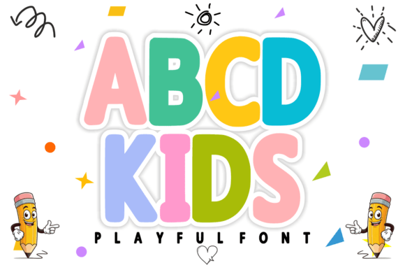 ABCD Kids: The Bold Display Typeface for Scroll-Stopping Campaigns