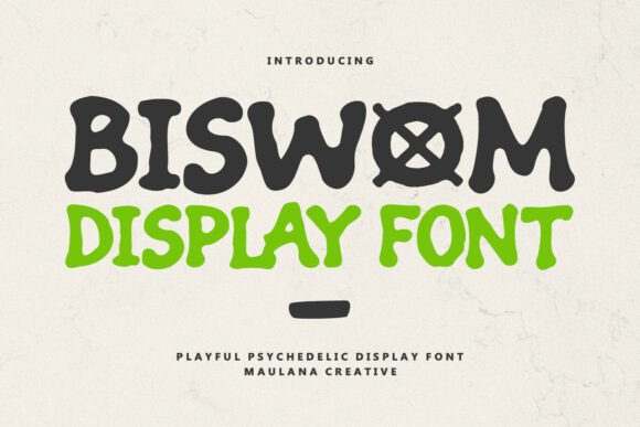 Biswom: The Vibrant Display Font That Elevates Your Brand Identity
