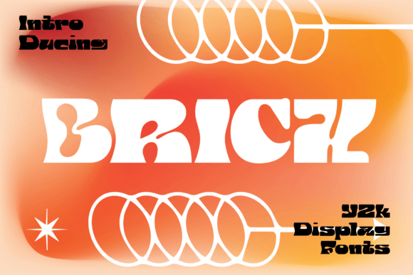 Bricx: The Y2K Display Typeface for Bold Digital Branding