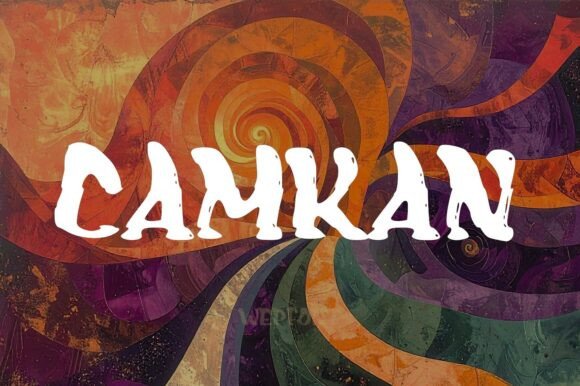 Camkan: The Vibrant Display Typeface for Handmade Brands