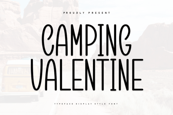 Camping Valentine: The Perfect Handwritten Display Font for Cozy Branding