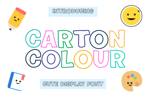 Carton Colour: The Perfect Display Font for Playful Brand Identity