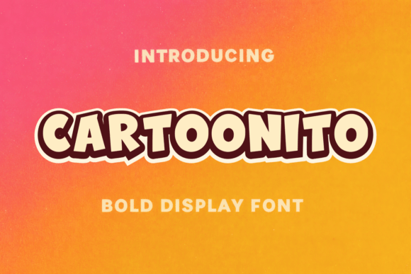 Cartoonito: The Perfect Display Typeface for Small Business Branding