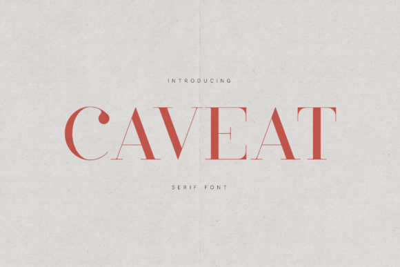 Caveat: The Premium Serif Font for High-Impact Campaigns