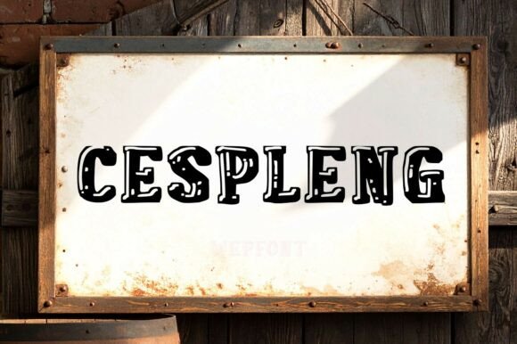 Cespleng: The Bold Display Font for High-Impact Campaigns