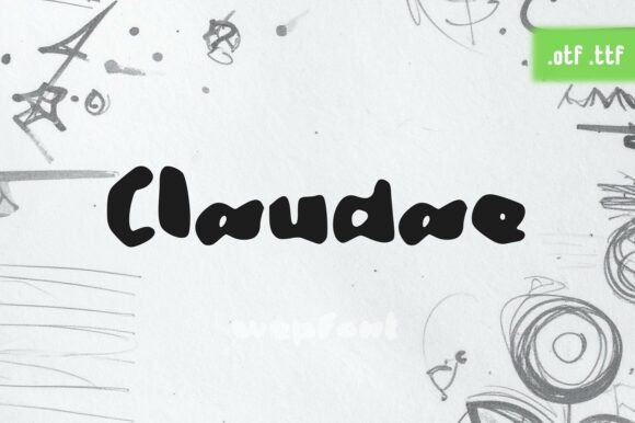 Claudae: The Handwritten Display Font That Stops the Scroll
