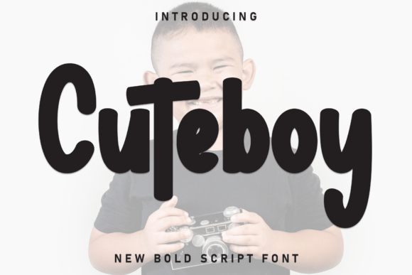 Cuteboy: A Handwritten Display Typeface for Cozy Editorial Design