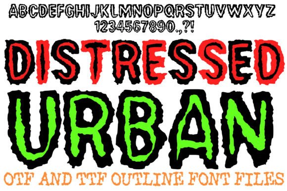 Distressed Urban: The Perfect Display Typeface for Handmade Branding
