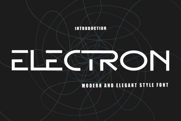 Electron Typeface: A Festive Display Font for Holiday Web Design