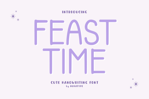 Feast Time: A Warm Handwritten Typeface for Modern Web Design