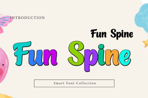 Fun Spine: The Retro Display Typeface That Brings Joy to Your Crafts