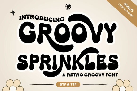 Groovy Sprinkles: The Perfect Retro Display Font for Handmade Brands