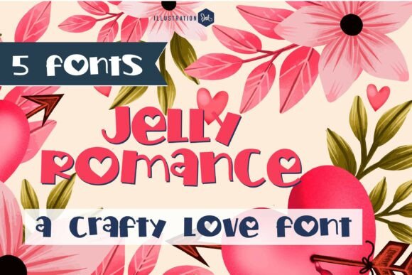 Jelly Romance: The Bouncy Typeface for Engaging Web Design