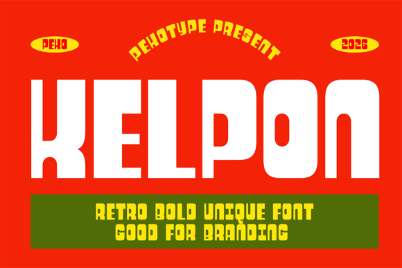 Kelpon: The Bold Display Font for Editorial Design