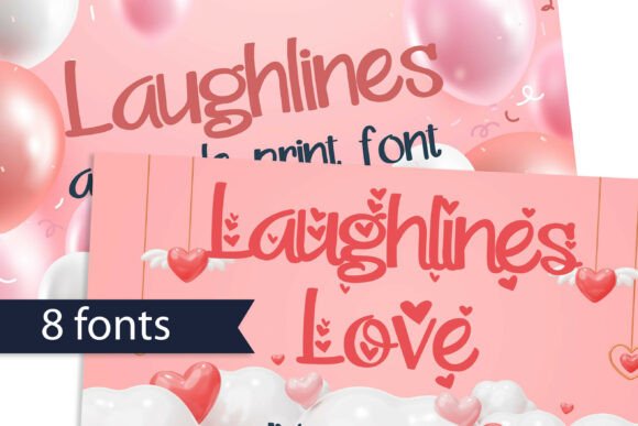 Laughlines: The Joyful Display Font for Editorial Design