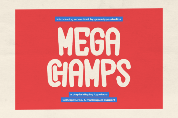 Mega Champs: The Bold Display Typeface for Modern Web Design
