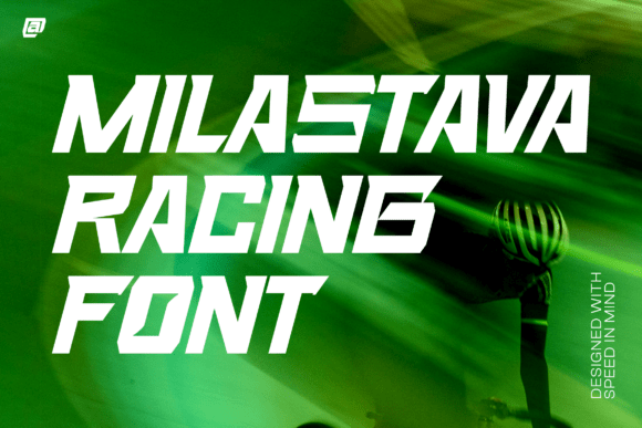 Milastava: The Racing-Inspired Display Font for Bold Editorial Design