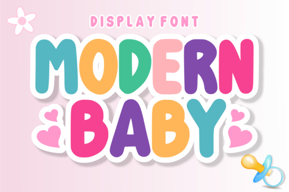 Modern Baby: The Playful Typeface for Handmade Shop Branding
