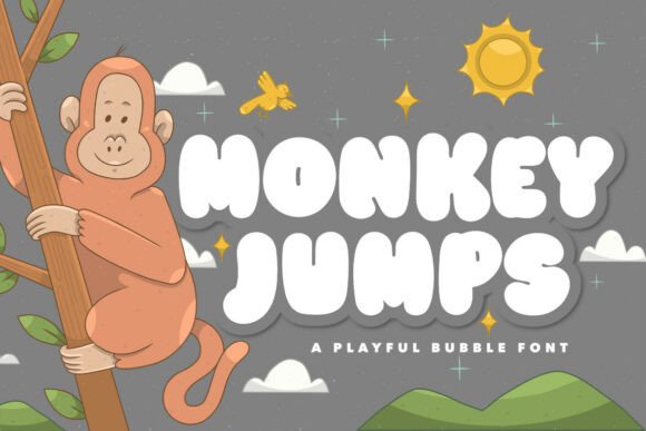 Monkey Jumps: The Playful Display Font for Joyful Branding