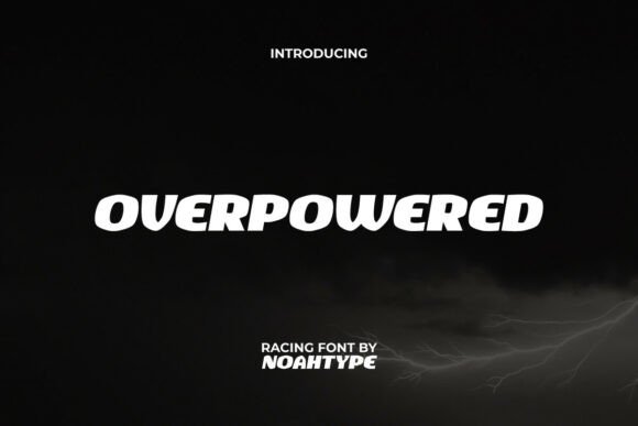 Overpowered: A Bold Display Typeface for High-Impact Web Design