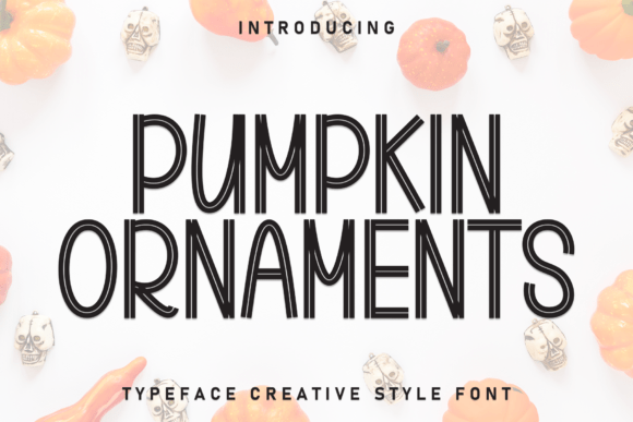 Pumpkin Ornaments: A Sleek Display Font for Modern Branding