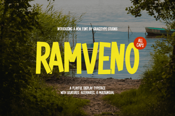 Ramveno: The Dynamic Display Typeface for Bold Campaigns