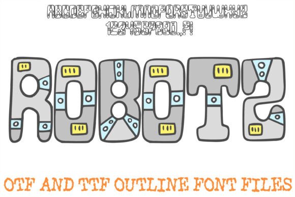 Robotz: The Retro-Futuristic Display Typeface for Bold Web Design