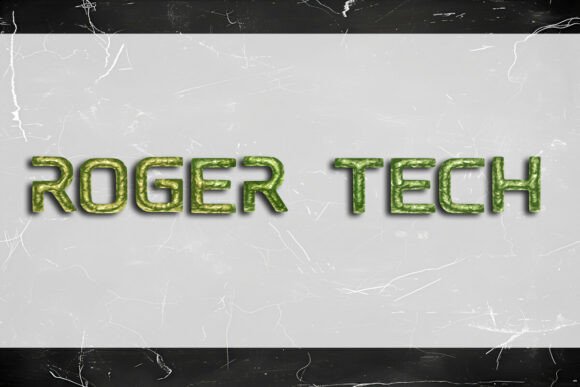 Roger Tech: A Futuristic Display Font for Bold Brand Identity