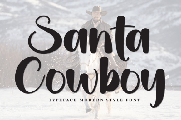 Santa Cowboy: The Display Font That Elevates Your Brand Identity